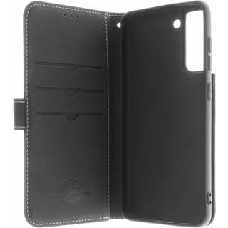Insmat Eksklusivt Flip Case pungetui, Samsung Galaxy S21 FE 5G, sort