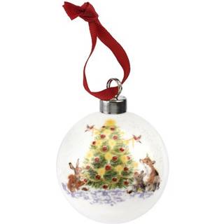 Royal Worcester Wrendale Designs hængende julepynt Oh Christmas Tree julekugle med udvalgte motiver 26 tommer Fremstillet af Fine Bo