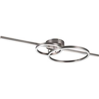 Montilla LED-loftlampe 3 lyskilder fjernbet nikkel