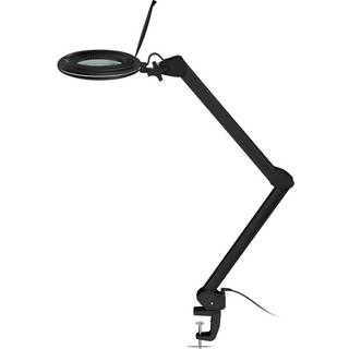LED forstørrelses bordlampe med klemme - 10W - 800 Lumen - Sort