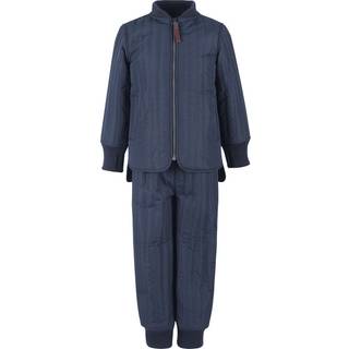 En Fant - Thermal Set W. Fleece Lining - Parisian Night - 116