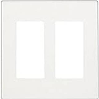 Leviton Decora Style Two Gang Screwless Wall Plate (C22-80309-0SW)