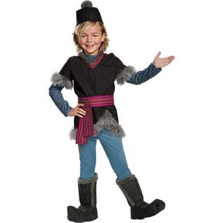 Forklædning Kristoff Deluxe Child Frozen Disney Costume X-Small/3T-4T Gray