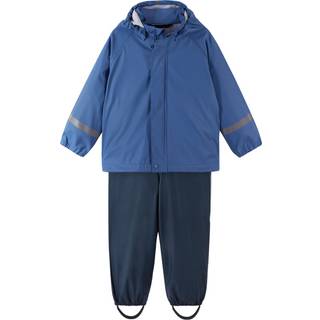 Reima Kids' Rain Outfit Tihku Denim Blue, 92