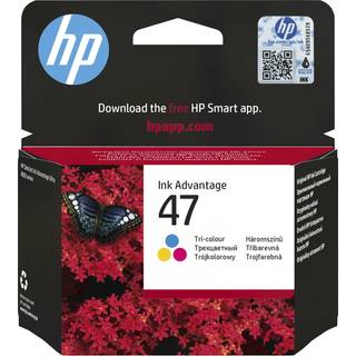 HP 47 - Blækpatron Cyan, Magenta, Gul