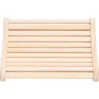 nakkestøtte til sauna massivt fyrretræ