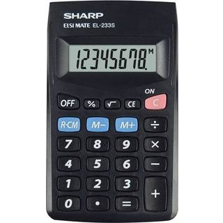 SHARP EL-233SBBK Lommeregner