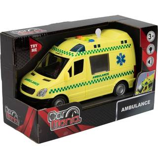 Car Mania Ambulance med lyd og lys (På lager i varehus)