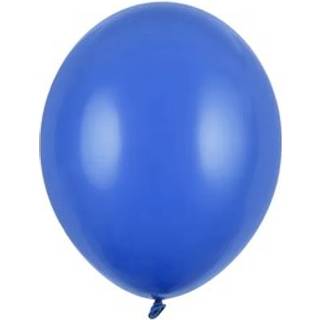 100 stk. Latexballoner blå 10" - Luksus kvalitet til fest og dekoration