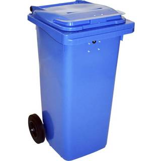 Container 120 Liter plast fortrolige papirer med nøgle UV-resistent