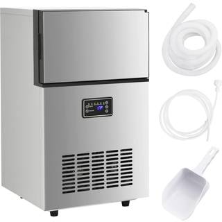 Isterningmaskine 45 Kg/24 Timer Sølvfarvet