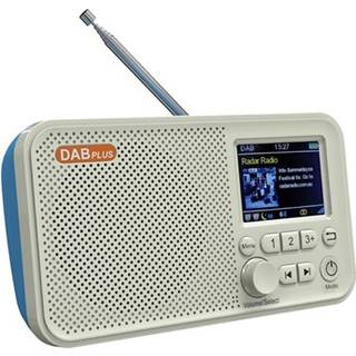 Transportabel DAB Radio & Bluetooth-højtaler C10 - Hvid / Blå