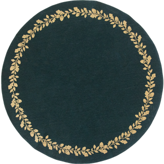 Pluto Design Juletræstæppe eg Ø110 cm Grøn