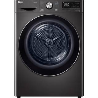 LG RV9DN903B Kondenstørretumbler - Farve: Sort, Rustfrit Stål