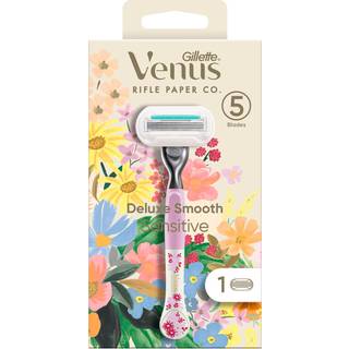 Gillette Barberskraber Venus Deluxe Smooth Sensitive Rifle Paper Co.s Edition