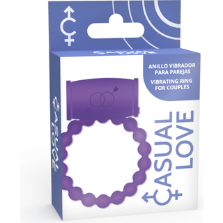 Casual Love Vibrating Cock Ring Purple
