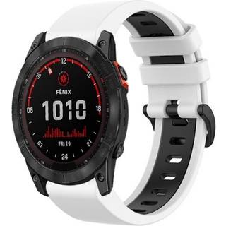 Rem til Garmin Tactix 7 26 mm - Hvid & Sort