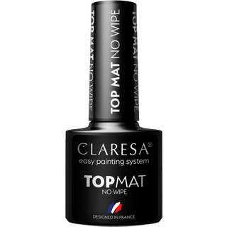 Claresa UV/LED Top Mat No Wipe Matterende gel overlak 5 g - 5 g
