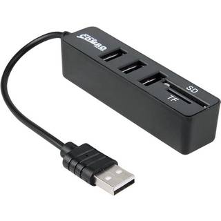 USB Kortlæser / Hub - 2-i-1