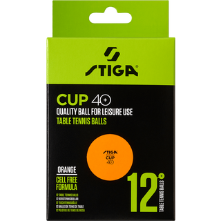 Stiga Cup Ball ABS x12 Orange