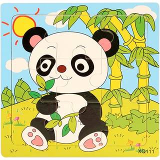 9-delt puslespil, Panda