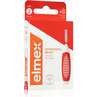 Elmex Mellemrumsbørster 0.5 mm ISO 2 RØD