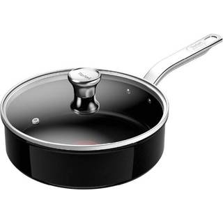 TEFAL Renew+ Sauterpande 24 cm med låg Sort C4363253