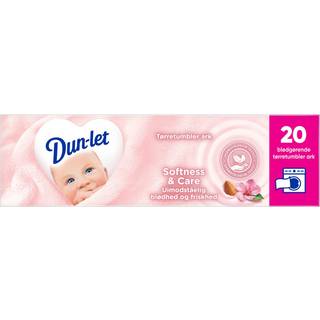 Dun-let Dryer sheets Softness & Care - 20 stk.