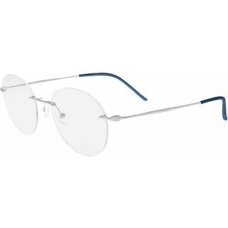 Calvin Klein Unisex CK22125TA 414 Optiske stel Titanium Blå Rund Normal Fotokromatisk
