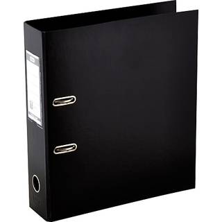 Brevordner A4 8 cm - sort (På lager i butik)