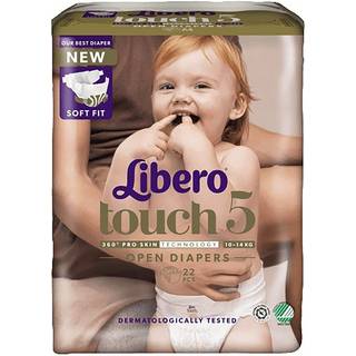 Libero Touch 5 Åben Ble 10-14 kg. - 22 stk.