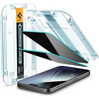 Spigen Glass tR EZ Fit HD Privacy 1 Pack - iPhone 15 Pro Max