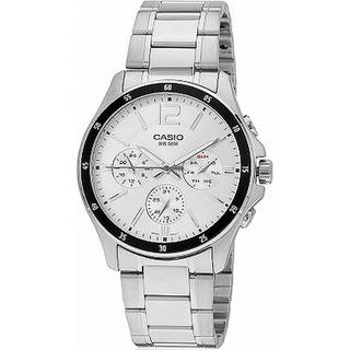 Casio Enticer Herre Ur i Grå Sølv - Unisex Design (Ø 35 mm / Ø 43,5 mm)