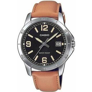 Casio Herrebeige og sort ur (Ø 41 mm)