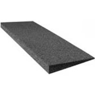 RIAS UniSoft kantliste til gummifliser, sort - 10 x 25 x 30 cm