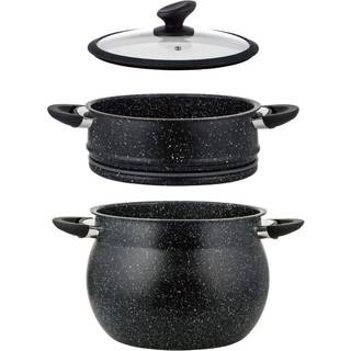 Royalty Line Dampgryde ø24 cm / 9L - El / Gas / Induktion - Sort