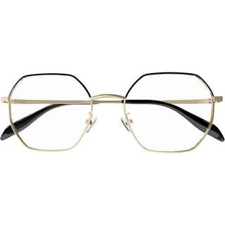Alexander McQueen AM0338O 001 54 Briller Mænd Guld - Shiny Light Gold - 54mm