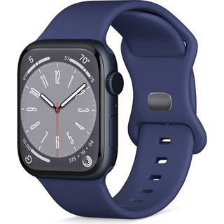 Apple Watch (38/40/SE/41/42mm) Epico Silikone Urrem - Blå