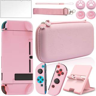 INF Etui og tilbehør til Nintendo Switch Pink 10 stk