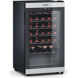 C35F vinkøleskab, 35 flasker, sort/rustfrit stål