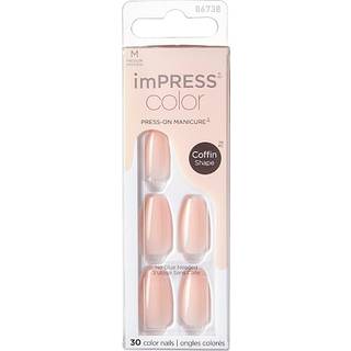 KISS imPRESS Color Medium kunstige negle Bubble Kiss 30 stk. - 30 stk.