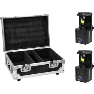 Eurolite Set 2x LED TSL-350 Scan COB + Case TILBUD NU