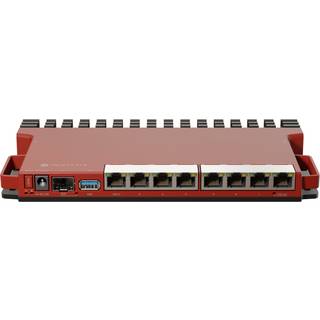 Mikrotik L009UiGS-RM kabelforbundet router 2.5 Gigabit Ethernet, Gigabit Ethernet Rød