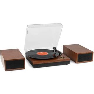 Pladespiller med Bluetooth og 2 højttalere for stereo lyd - Cherry TILBUD NU