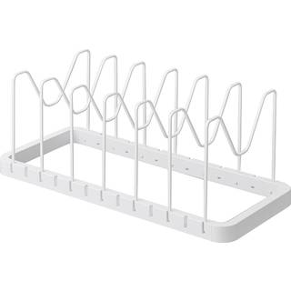 Yamazaki Pandeholder med udtræk - Hvid - 45-82cm x 20cm x 17,5cm - Thora