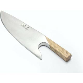 Güde The Knife Kochmesser 26 cm - CVM-Messerstahl - Griff Eichenholz - Braun,Silber