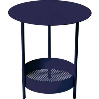 Fermob - Salsa Pedestal Table, Deep Blue - Udendørs små borde og sideborde - Goula / Figuera - Blå - Metal
