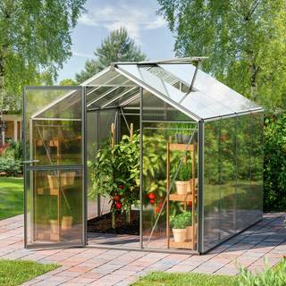 192 x 256 cm Drivhus, 8 mm polycarbonat-pladerne - (GFPV00017)