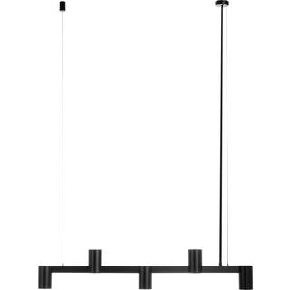 Arcchio hængelampe Brinja, sort, 120 cm, 5 lyskilder, GU10