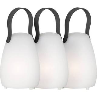 Ruby LED-akku-bordlampe, sæt/3, hvid